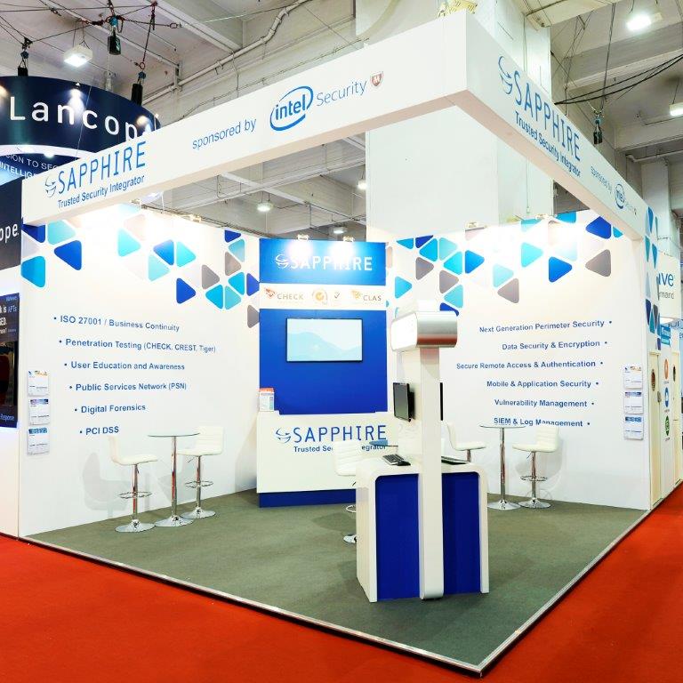 sapphire infosecurity london expose designs exhibition stands